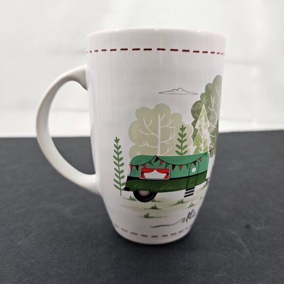 Retro Camper It’s all about the journey Large 18 Oz Porcelain Mug – “A” - Picture 11 of 16